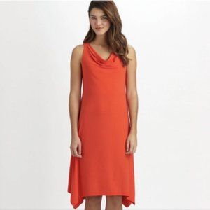 Eileen Fisher Jersey Knit Tank Midi Dress NWT Petite Medium in Peony